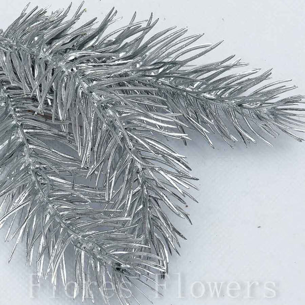Vetvička čečinová x3, 13cm, strieborná
