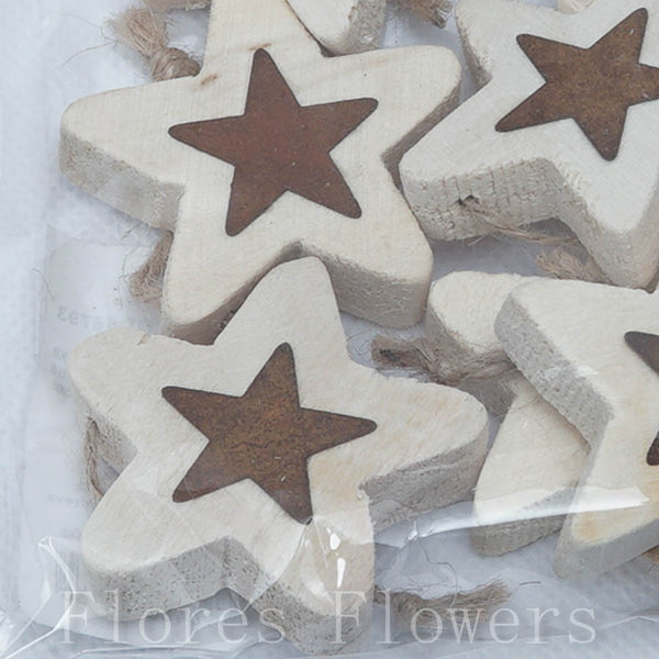 Závesná hviezda 4,5x1,1x4 cm ,  S/8