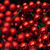 Gule sklenené, 2 cm, červené ,lesklé, matné, S/144