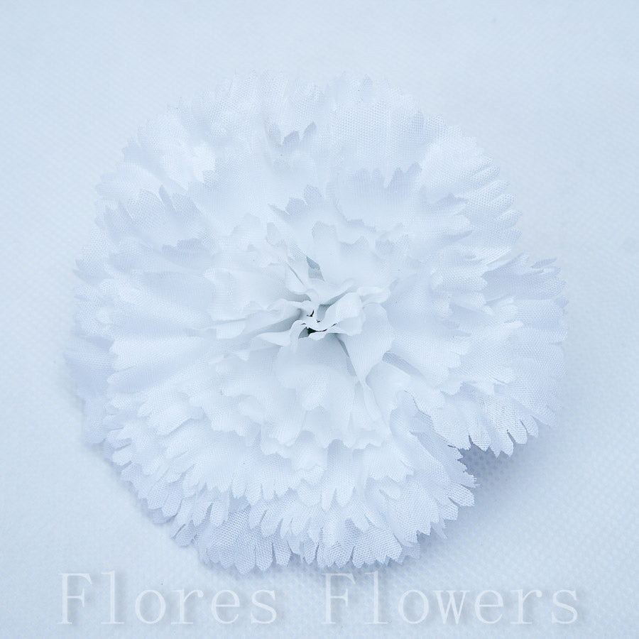 Vencový karafiát, 8cm, biey