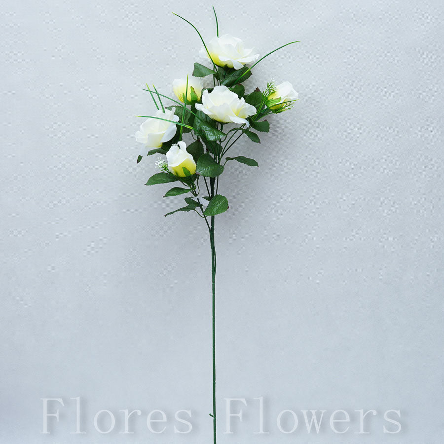 Šípová ruža konár 85 cm, krémová