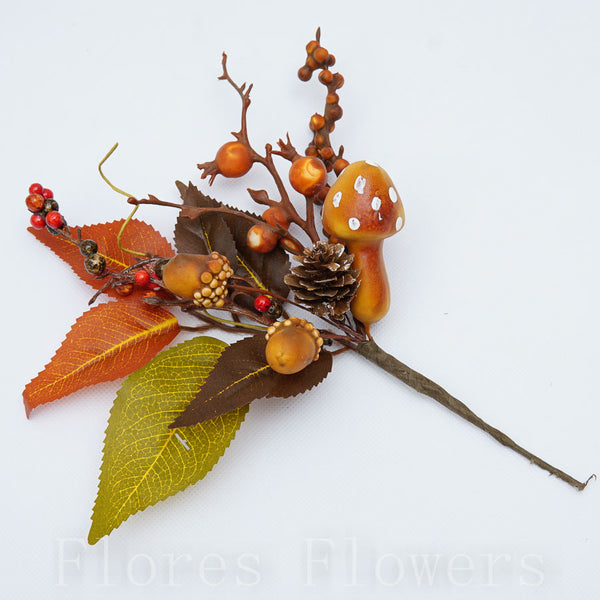 Zapichovačka  jeseň s hríbikom a žaľuďami, 25cm