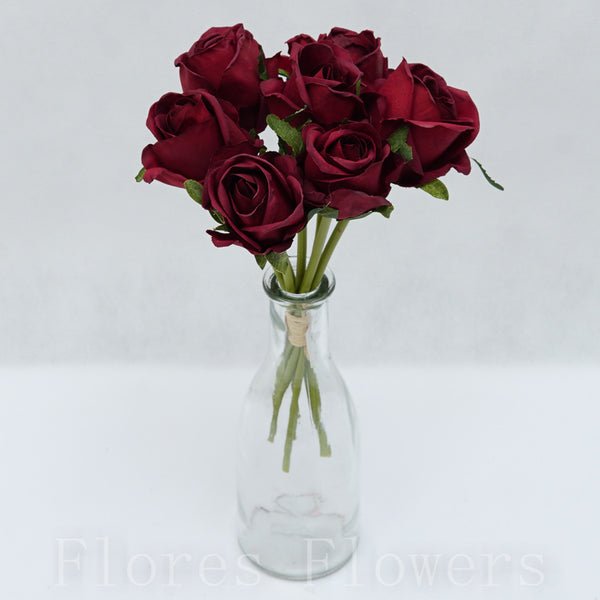 Kytica ruža puk 22 cm, MIX FARIEB