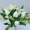 Kytica tulipán, krémová 42 cm