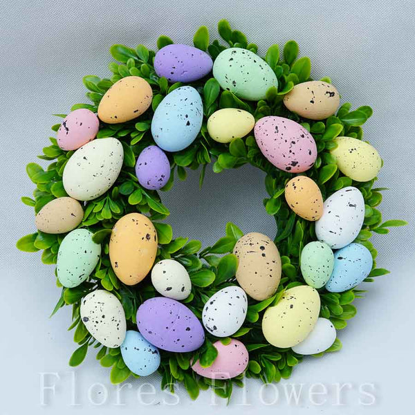 Venček plastový s vajíčkami, 26cm