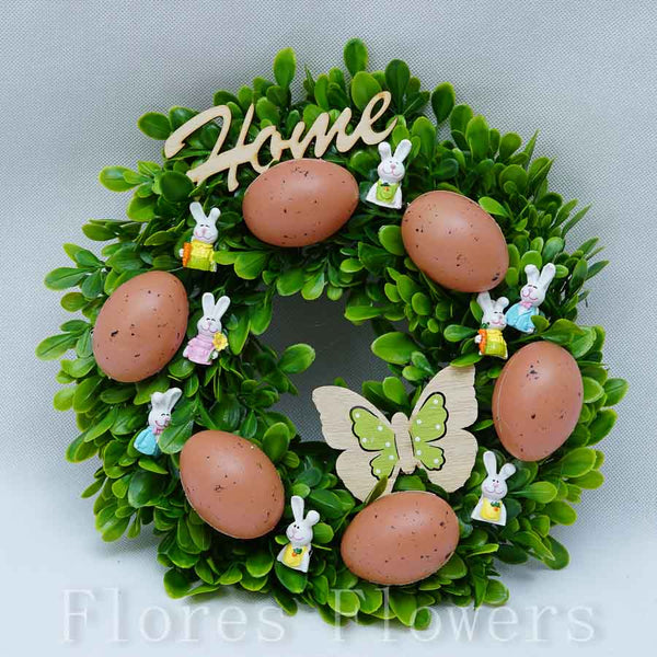 Venček plastový s vajíčkami, 28cm