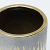 Keramická nádoba sivo-zlatá 9x8,5cm
