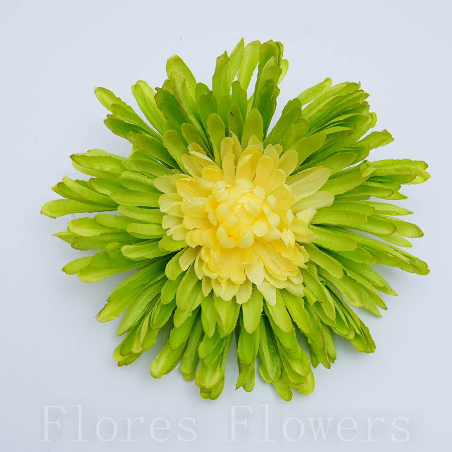 Chryzantéma hlava, zelená, 16cm