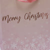 Darčeková taška, Merry Christmas 26x32x12cm, ružová