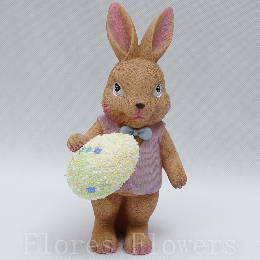 Zajačica, zajac s vajíčkom 2 MIX, 18 cm