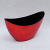Plastová nádoba v tvare člna 20x9x11,5cm červená