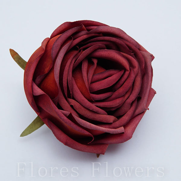 Ruža vencová 7cm, bordová, cena za 24ks