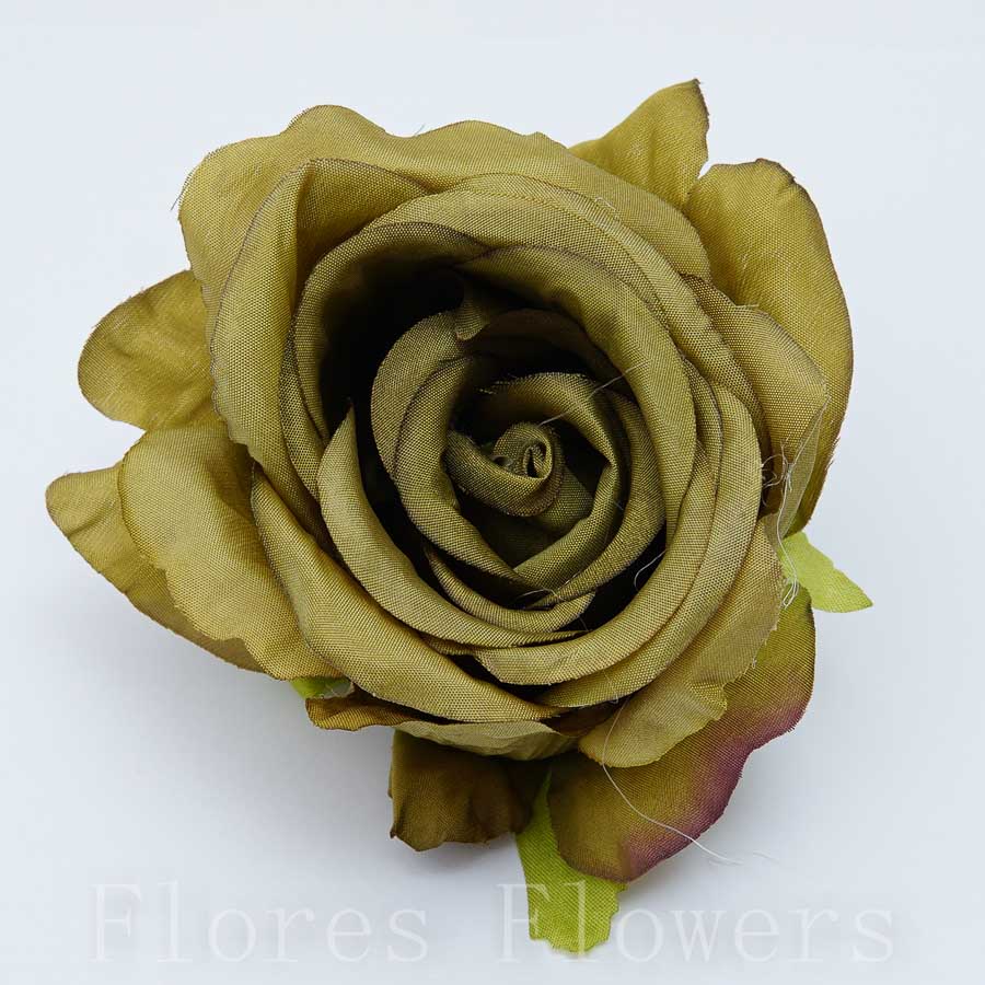 Ruža puk 10 cm ZELENÁ, cena za 12ks