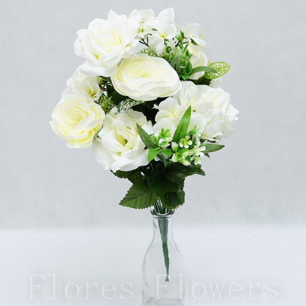 Kytica ruža, hortenzia 47 cm, MIX FARIEB